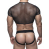 Sparta's Harness Jockstrap + Top Artemide Noir-Rose
